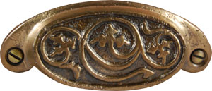 Bronze Oval Ivy Cup Pull