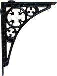 Cast Iron Gothic Trestle Shelf Bracket