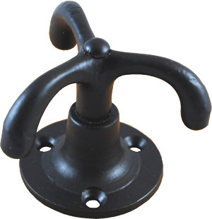 Cast Iron Triple Ceiling Hook from Antique Revelry