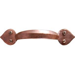 Forged Copper 6 Inch Spade Pull Handle