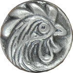 Antique Pewter Rooster Cabinet Knob (Right Facing)
